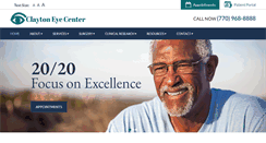 Desktop Screenshot of claytoneyecenter.com